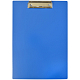 Папка-планшет пластиковая "OfficeSpace", А4, 1000мкм, металлический зажим, синяя