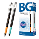 Ручка гелевая "BG Roxy", 0,5мм, синяя, цветной корпус