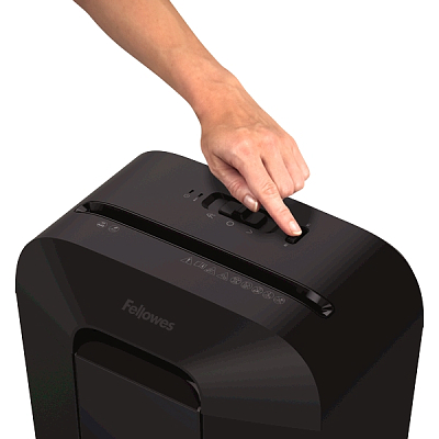 Уничтожитель документов "Fellowes Powershred LX45", DIN P-4, 4х37мм, 8 листов, 17 литров, чёрный