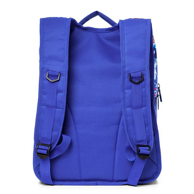 Рюкзак "Hatber", 30x38x15см, полиэстер, 2 отделения, 1 карман, серия "Basic Plus - Джинсовая симфония"