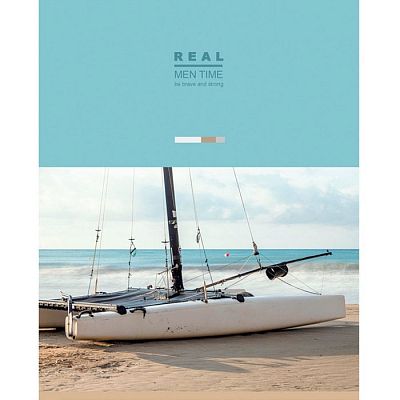 Тетрадь общая "BG", 48л, А5, клетка, на скобе, серия "Real Time"