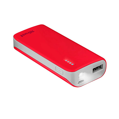 Зарядное устройство Trust UR PRIMO POWERBANK 4400 - RED