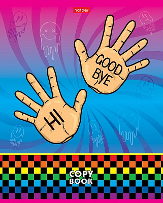 Тетрадь "Hatber", 48л, А5, клетка, на скобе, серия "CrazyColor"