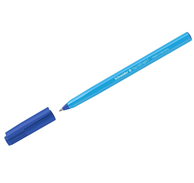 Ручка шариковая "Schneider Tops 505F", 0,8мм, синяя, чернила на масляной основе, голубой корпус