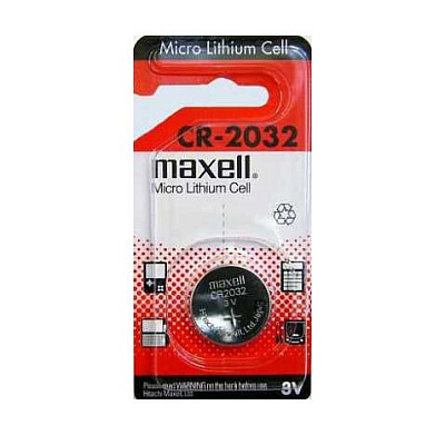 Батарейка "Maxell", CR-2032, 1 штука в блистере