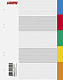 Набор картонных разделителей листов "Berlingo", А5, 5л, 5 цветов, в плёнке