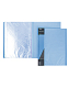 Папка пластиковая "Hatber", А4, 30 вкладышей, 700мкм, корешок 17мм, серия "Diamond - Синяя"