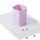 Стакан пластиковый для канцелярских принадлежностей "Meshu Dew Pink Dreams", 100x70x70мм, квадратный, розовый