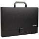 Папка-портфель пластиковая для документов "Berlingo Standard", 325x230x35мм, 1000мкм, чёрная