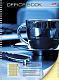 Тетрадь "Hatber", 80л, А4, клетка, тонированный блок с регистром, лак, на гребне, серия "Чашка кофе"