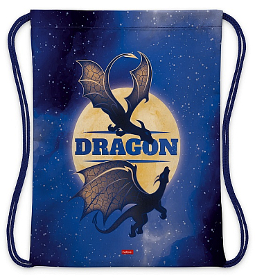 Мешок для обуви "Hatber", 33х42см, 1 отделение, серия "Dragon"