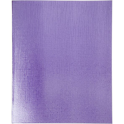 Тетрадь "Hatber", 48л, А5, линия, обложка бумвинил, на скобе, серия "Metallic - Фиолетовая"