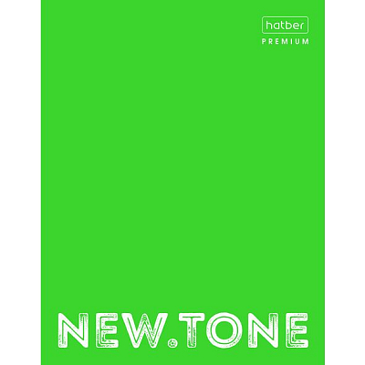Папка картонная "Hatber Premium", А5, на 2-х кольцах, ламинация, серия "NewTone Neon - Лайм"