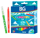 Фломастеры "BG", 24 цвета, серия "Element", в картонной упаковке