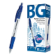 Ручка шариковая автоматическая "BG Kyoto", 1мм, синяя, прозрачный корпус