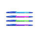 Ручка шариковая "Erich Krause R-301 Neon Stick Grip", 0,7мм, синяя, резиновый грип, цветной корпус ассорти
