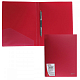 Папка пластиковая "Proff Next", А4, 600мкм, 17мм, пружинный скоросшиватель, красная