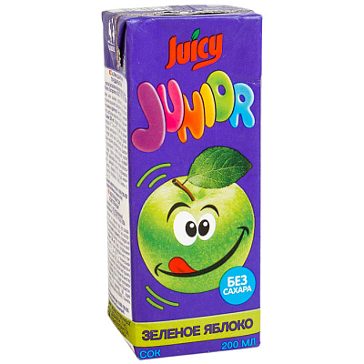Сок "Juicy Junior", Яблоко, 200мл