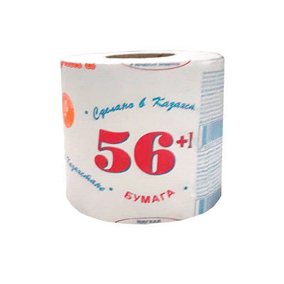 Туалетная бумага Mini "56метров" 1 слой, индивидуальная упаковка