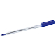 Ручка шариковая "Staff Everday OBP-537", 0,7мм, синяя, чернила на маслянной основе, прозрачный корпус