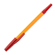 Ручка шариковая "Союз School", 1мм, красная, оранжевый корпус