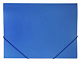 Папка пластиковая "Hatber", А4, 500мкм, на резинке, серия "Standard - Синяя"