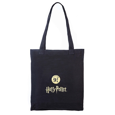 Сумка-шопер "Hatber", 40x36см, хлопок, 1 карман, серия "Гарри Поттер"