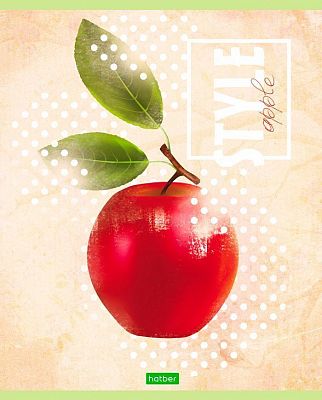 Тетрадь "Hatber Eco", 48л, А5, клетка, на скобе, серия "Fruit Style"