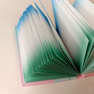 Скетчбук "BG", 80л, А6, без линовки, белый блок с градиентом, ламинация, твёрдый переплёт, серия "Такой милый"