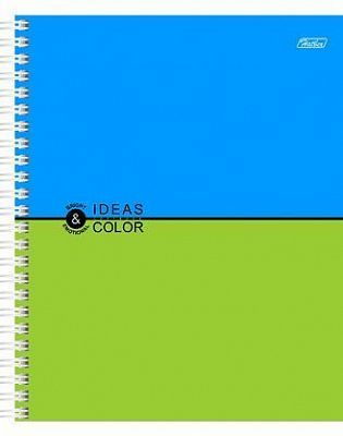 Тетрадь 96л А5ф клетка на гребне NEON серия -Ideas Color-