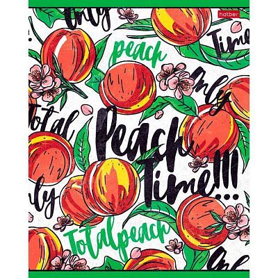 Тетрадь "Hatber", 60л, А5, клетка, на скобе, серия "Fruit Time"