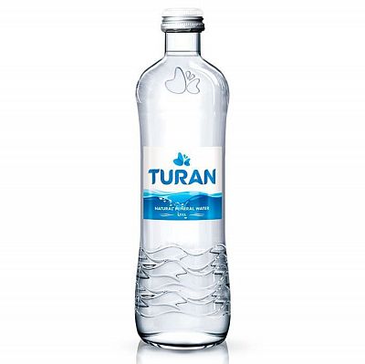 Вода питьевая "Turan", 500мл, негазированная, стеклянная бутылка