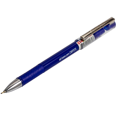 Ручка шариковая "Staff Chrome", 0,7мм, синяя, чернила на масляной основе, синий корпус