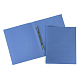 Папка пластиковая "Hatber", А4, 500мкм, корешок 14мм, пружинный скоросшиватель, серия "Line - Синяя"