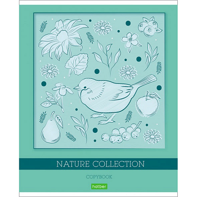 Тетрадь "Hatber Eco", 48л, А5, линия, на скобе, серия "Nature Collection"