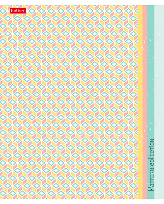 Тетрадь "Hatber", 48л, А5, линия, на скобе, серия "Pattern Collection"