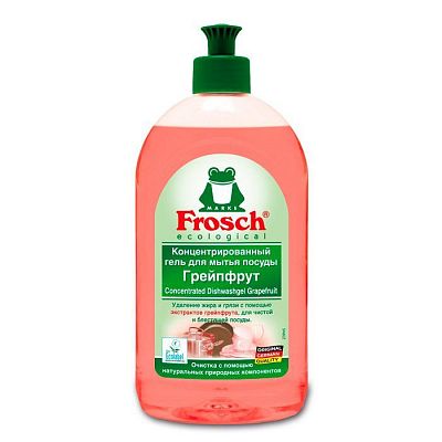 Жидкое средство для мытья посуды "Frosch", Грейпфрут, 500мл.