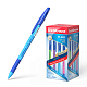 Ручка шариковая "Erich Krause R-301 Neon Stick Grip", 0,7мм, синяя, резиновый грип, цветной корпус ассорти