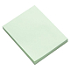 Бумага для заметок "BG", 76x102мм, 100л, зелёная, клеевой край, в пакете