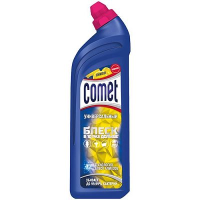 Универсальное чистящее средство "Comet", Лимон, 850мл, гель
