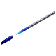 Ручка шариковая "Cello Office Grip", 0,7мм, синяя, чернила на масляной основе, резиновый грип, серый корпус