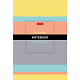 Бизнес-блокнот "Hatber", 96л, А5, клетка/линия, ламинация, твёрдый переплёт, серия "Colorful Strips"
