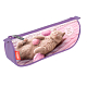 Пенал "Hatber", 200х95х50мм, мягкий, на молнии, серия "Sweet Dreams"