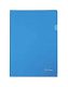 Папка-уголок пластиковая "Hatber", А5, 180мкм, синяя