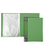 Папка пластиковая "Hatber", А4, 40 вкладышей, 600мкм, корешок 21мм, серия "Standard - Зелёная"