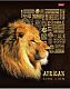 Тетрадь "Hatber", 48л, А5, клетка, 3D фольга и лак, ламинация, на скобе, серия "King Lion"