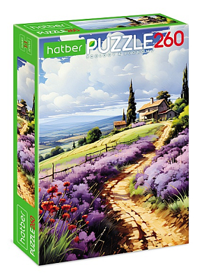 Пазлы "Hatber Eco", 260 элементов, А4, 220х330мм, серия "Лето в Провансе"