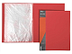 Папка пластиковая "Hatber", А4, 80 вкладышей, 800мкм, корешок 40мм, серия "Standard - Красная"