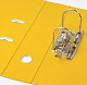 Папка-регистратор "Brauberg", А4, 70мм, 500л, арочный механизм, двустороннее ПВХ-покрытие, жёлтая