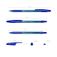 Ручка шариковая "Erich Krause R-301 Original Stick Grip", 0,7мм, синяя, резиновый грип, синий тонированный корпус
